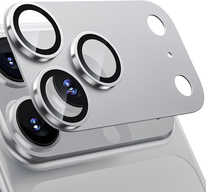 WSKEN for iPhone 17 Pro Max Camera Lens Protector, Metal Aluminum Alloy by SmartProtectionGreenerFuture