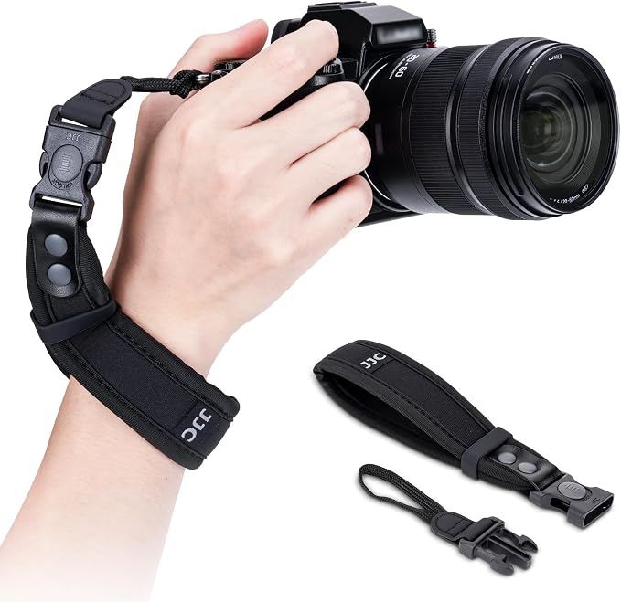 Upgraded Quick Release Soft Neoprene Camera Hand Wrist Grip Strap by Kiorafoto