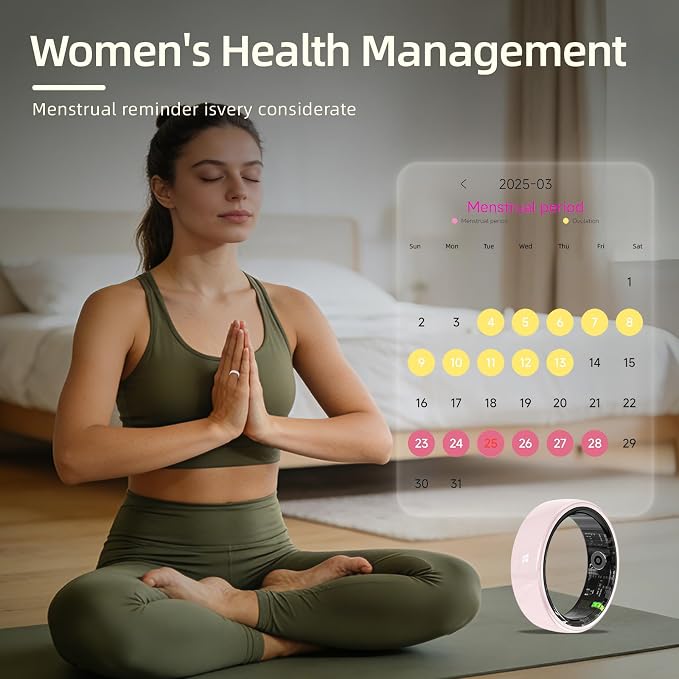 Ceramic Smart Ring, Advanced Health & Fitness Tracker - Image 5