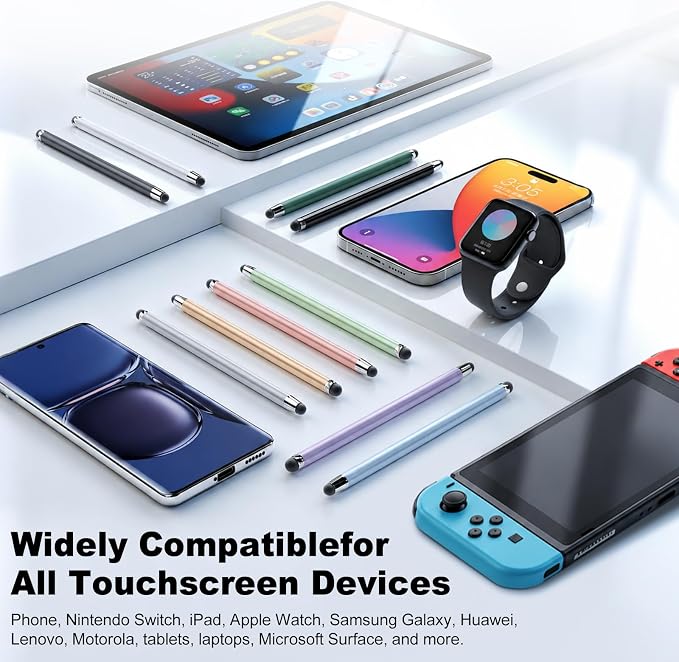 Stylus, Stylus Pen for Touchscreen ipad.2-in-1 Universal ipad Pencil | High - Image 3