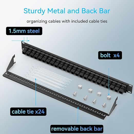 Sokqovt Patch Panel 24 Port Cat6 - Image 6