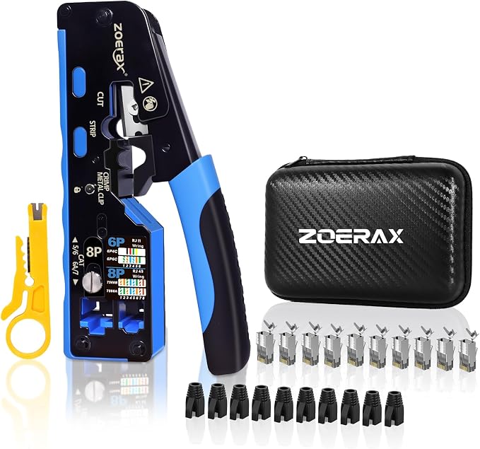 All-in-One Ethernet Crimping Tool Kit by ZoeRax