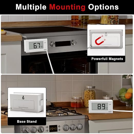 Digital Oven Thermometer with Probe Grill Meat Thermometer up to 572°F/300°C - Image 3
