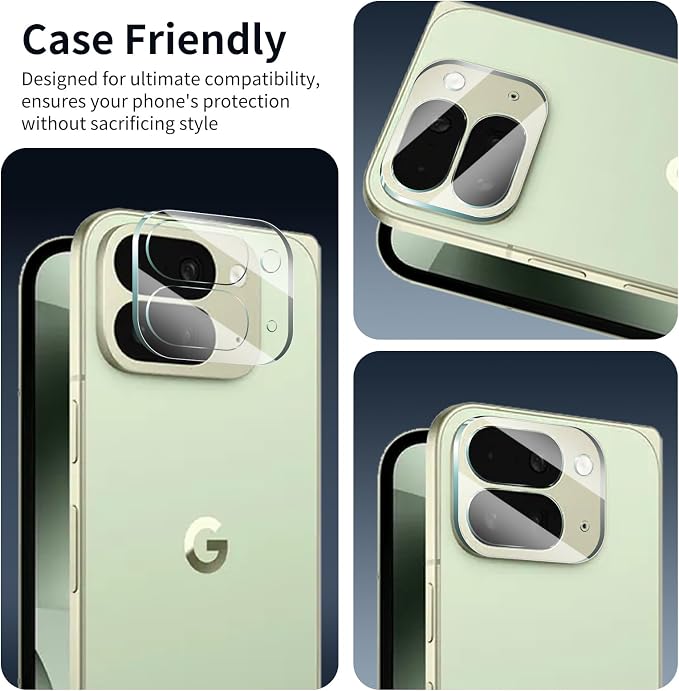 4-Pack Camera Lens Protector for Google Pixel 10 Pro Fold, Tempered Glass - Image 5