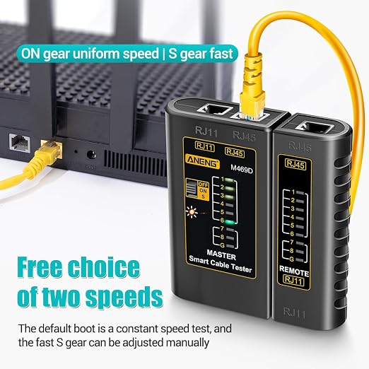Network Cable Tester for RJ45 RJ11 RJ12 Port Network Ethernet Wire Test - Image 5