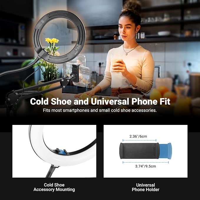 NEEWER Entry Level Version N41 8" LED Ring Light - Image 5