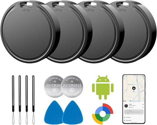 Air Tags for Android, Air Tags-4 Pack Android, Android Tracker Tags, 2 Year by Vodyfu365-DayReturnGuarant