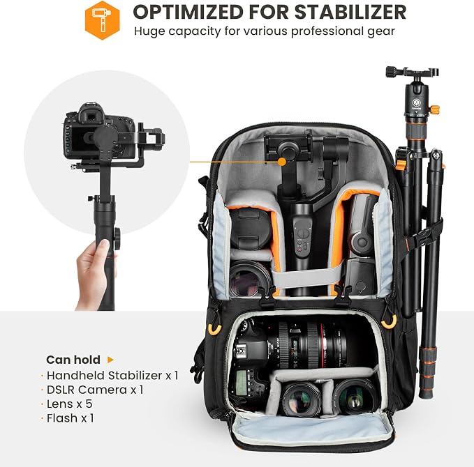 TARION Professional Camera Backpack Large - Image 4