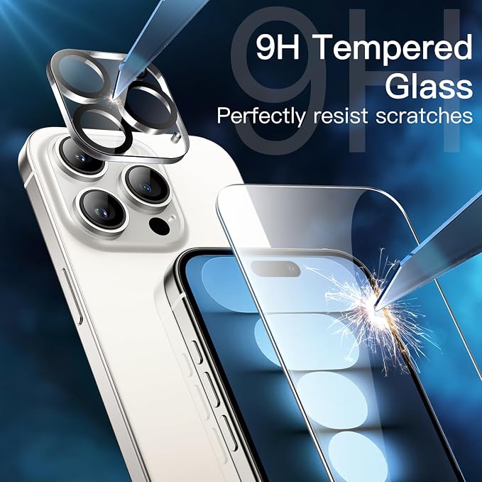 JETech Screen Protector for iPhone 15 Pro 6.1-Inch - Image 4