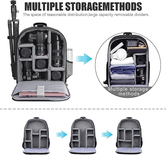 CADeN Camera Backpack Bag Professional - Image 3
