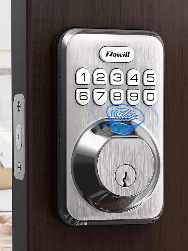 Fingerprint Door Lock, Zowill Keyless Entry Lock Keypad Deadbolt by Zowill