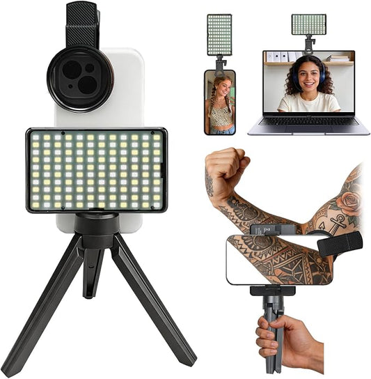 Tattoo Light Kit with 120 LED and CPL Filter Lens, Polarized Light by willbuy