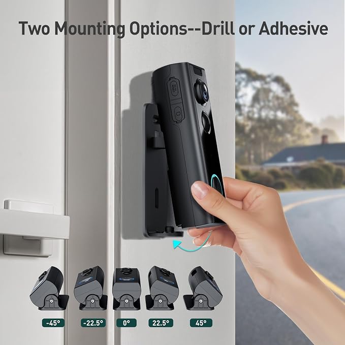XTU Doorbell Camera Wireless No Subscription, 2K Video Doorbell - Image 6