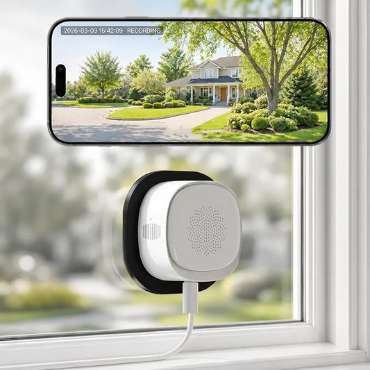 ELECCTV 2.5K Window security Camera, 2.4G/5GHz WiFi Indoor Camera by ELECCTVSecurity