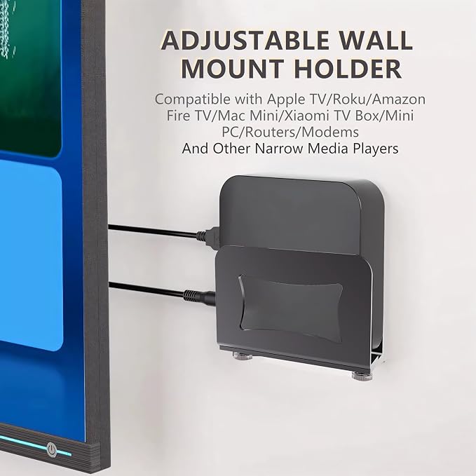 Yuleimy Adjustable Router Mount Holder, Cable Box Holder - Image 2