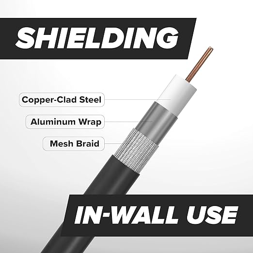 THE CIMPLE CO - RG6 Coaxial Cable 1 FT - RG6 Coax Cable - Image 4