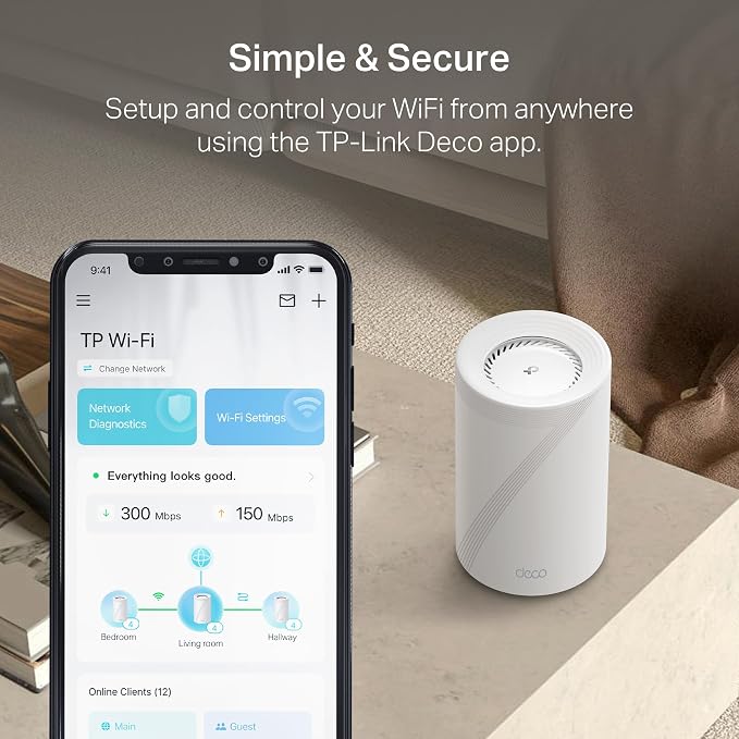 TP-Link Deco 7 Pro BE17000 Tri-Band Wi-Fi 7 Whole Home Mesh System | 9-Stream - Image 8