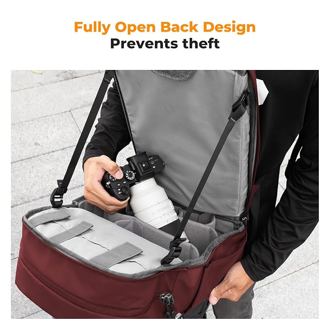 K&F CONCEPT Camera Backpack, Camera Bags - Image 5