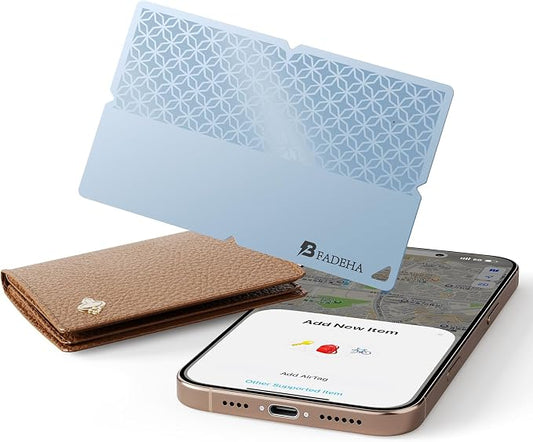 2026 Apple MFi Certified Wallet Tracker Smart Card by BFADEHA