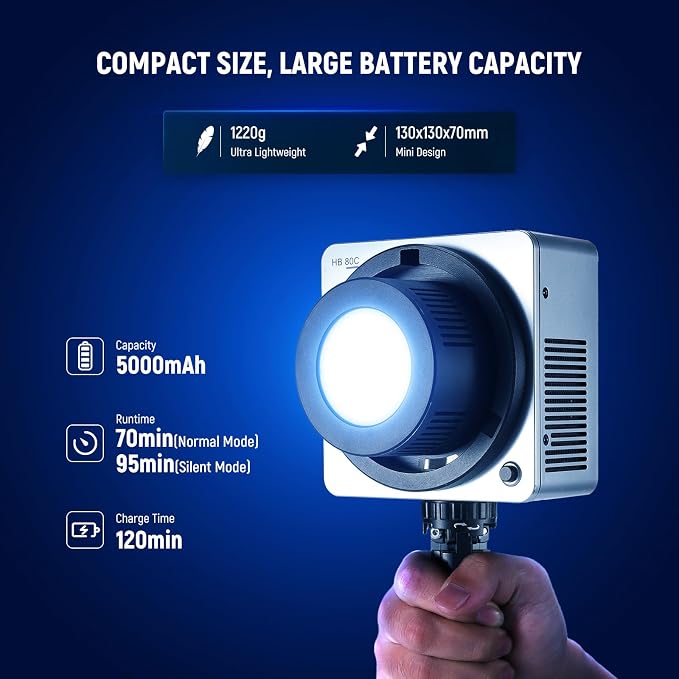 NEEWER HB80C RGBWW LED Video Light - Image 7