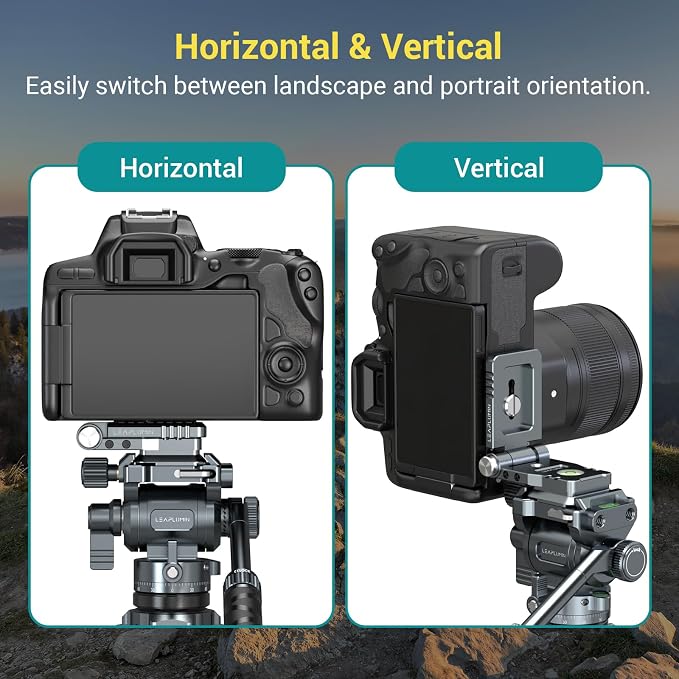 Foldable DSLR Camera L Bracket，Lightweight Camera L Bracket Vertical Horizontal - Image 3