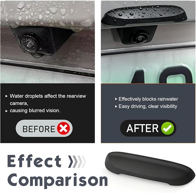 Car Rear View Camera Cover, Heat-Resistant Wider Backup Camera Cover, Anti-rain - Image 4