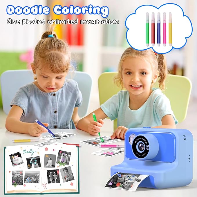 Kids Camera Instant Print, Christmas Birthday Gifts - Image 6