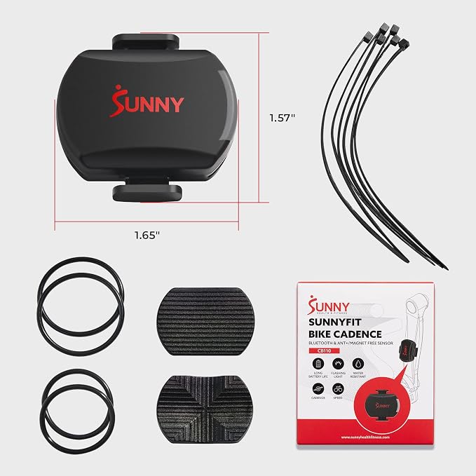 Sunny Health & Fitness 2-in-1 Advanced Cadence/RPM + Speed Sensor, Cadence - Image 7