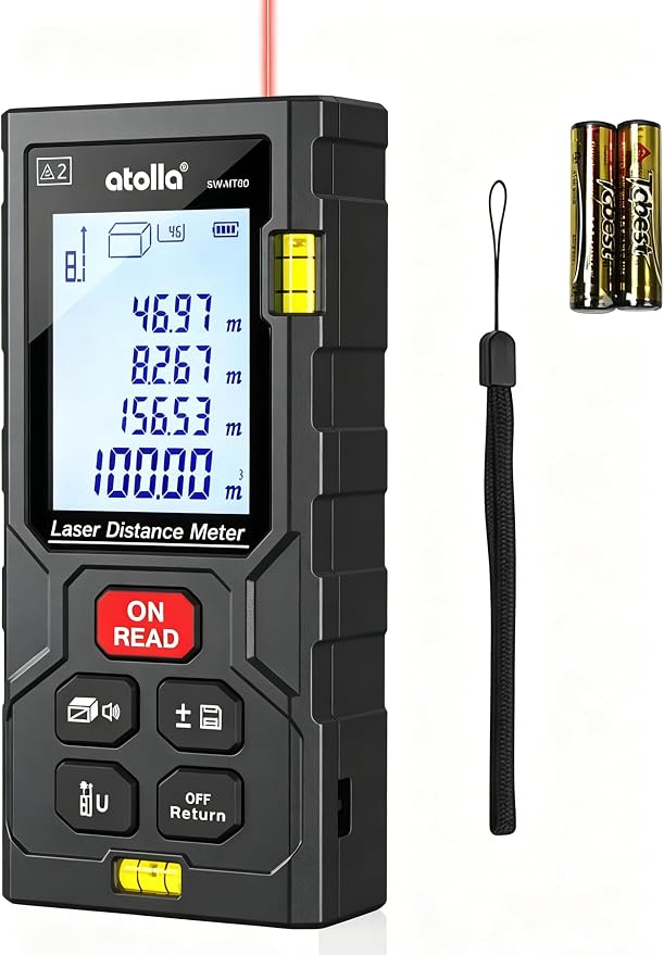 atolla Laser Measure, Digital Laser Distance Meter by atolla