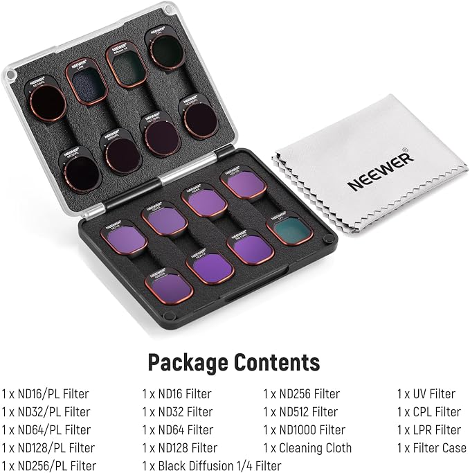 NEEWER ND & CPL & Effect Filter Set Compatible - Image 9