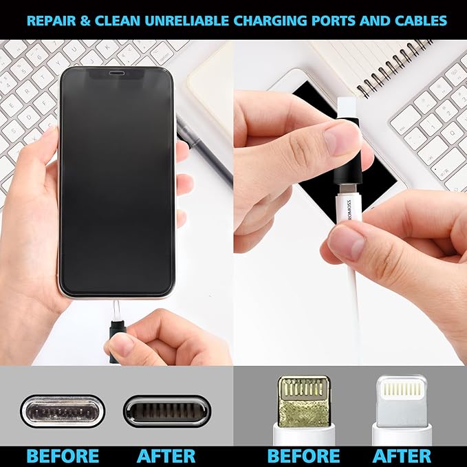ECASP Cleaner Kit for AirPod, Cell Phone Cleaning Repair & Recovery for iPhone - Image 6