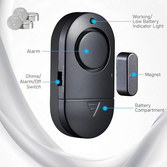 Door Window Alarm, 120DB Window Alarms - Image 2