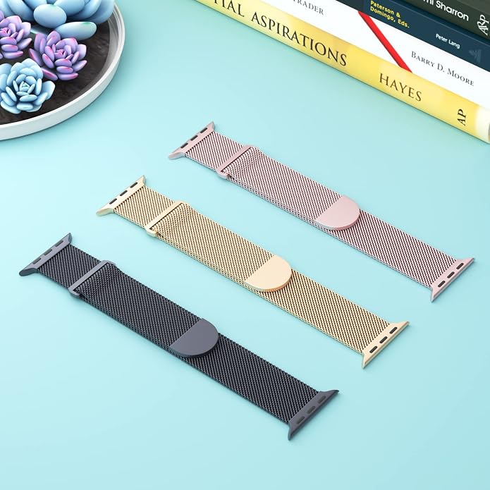 3 Pack Mesh Metal Band Compatible - Image 2