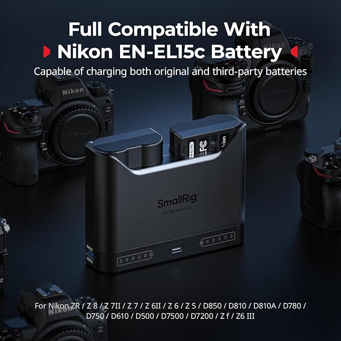 SMALLRIG EN-EL15c Battery Charger - Image 4