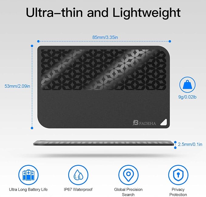 2026 Apple MFi Certified Wallet Tracker Smart Card - Image 6