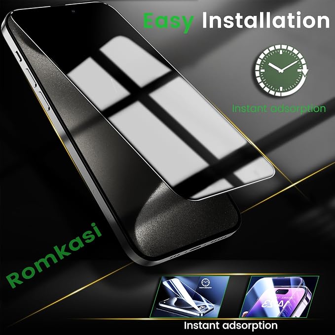 Romkasi 4 Pack Privacy Screen Protector - Image 6