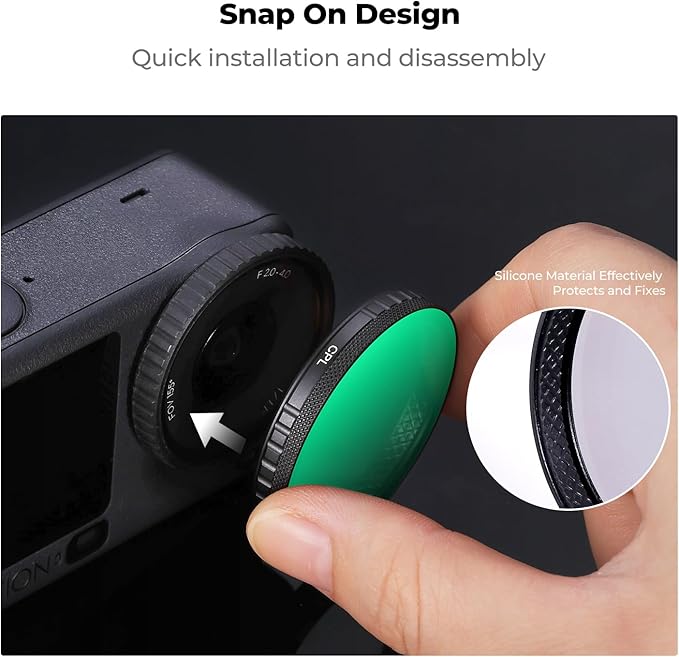 K&F CONCEPT Snap On CPL ND Filter Kit Compatible - Image 7