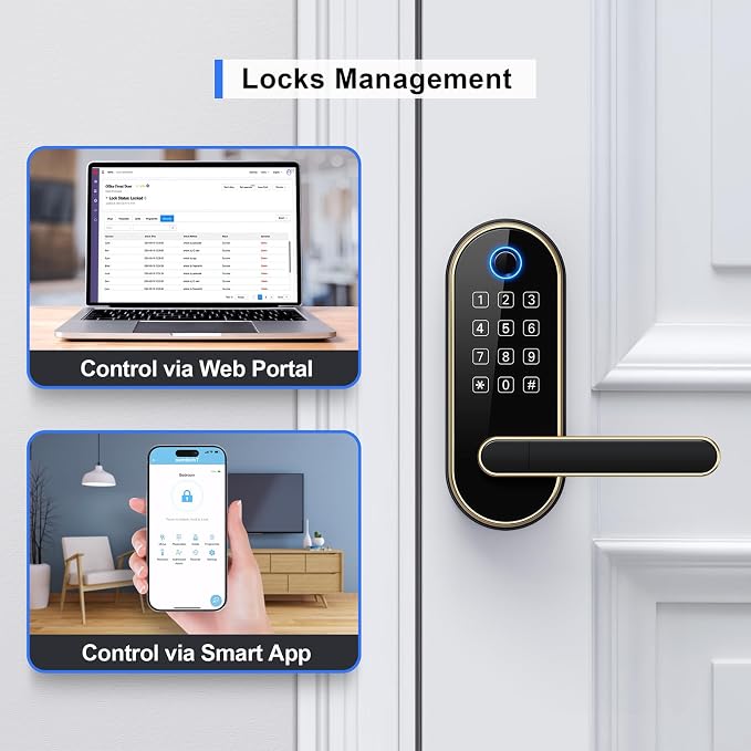Bluetooth Fingerprint Smart Lock - Image 7