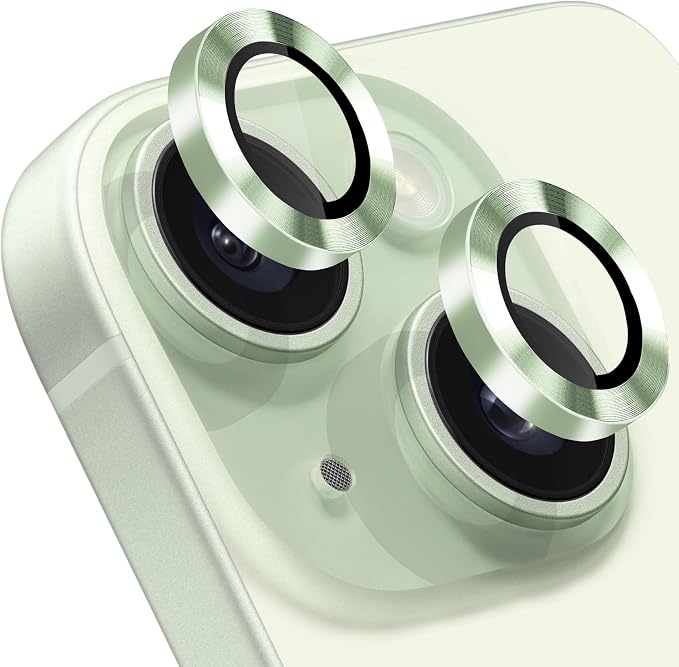 Compatible with iPhone 15 and 15 Plus Camera Lens Protector, Anti-Scratch Lens by Hsefo