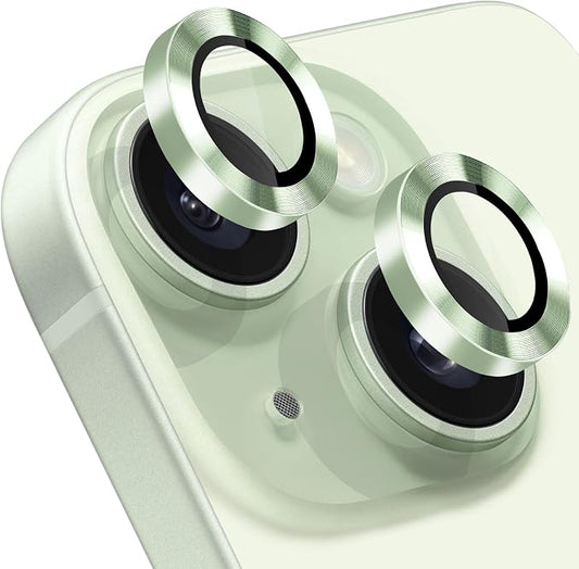 Compatible with iPhone 15 and 15 Plus Camera Lens Protector, Anti-Scratch Lens by Hsefo