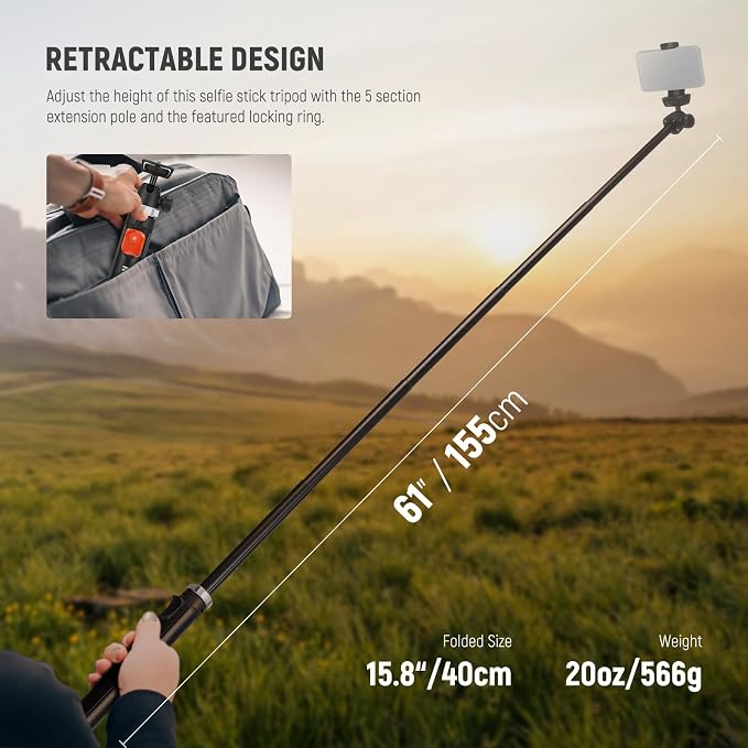 NEEWER Tripod for Cell Phone & Camera - Image 6