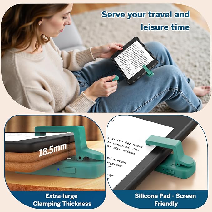 Page Turner Ring for Kindle, Remote Control for iPhone iPad Android Tablets - Image 4
