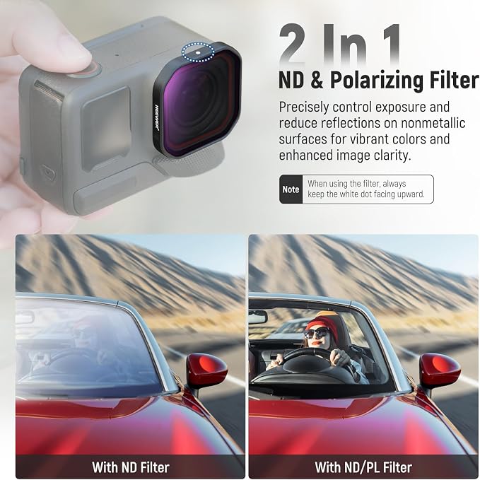 NEEWER 4 Pack Polarized ND Filter Set Compatible - Image 3