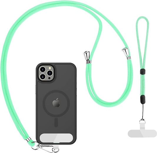 CACOE Phone Lanyard 2 Pcs-1 Pcs Adjustable Neck Strap, 2 Pads, Universal by CACOE