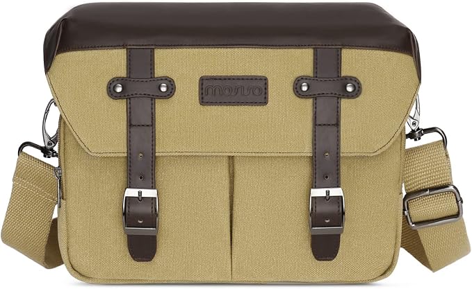MOSISO Camera Case Crossbody Shoulder Messenger Bag, DSLR/SLR/Mirrorless by MOSISO