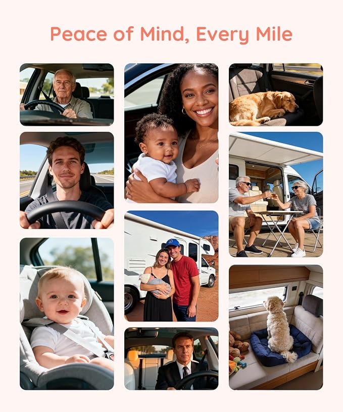 Babyvue BV5 Baby Car Camera 1080P, Dual USB Powered - Image 9