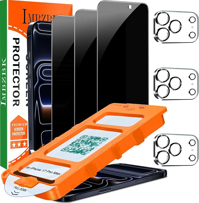 IMBZBK 3 Pack Privacy Screen Protector by IMBZBK