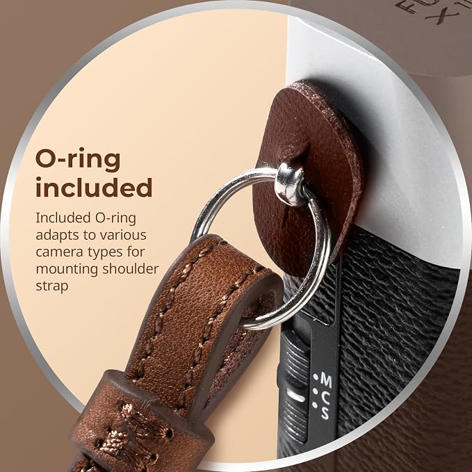 SMALLRIG Universal Leather Camera Neck Shoulder Strap - Image 6