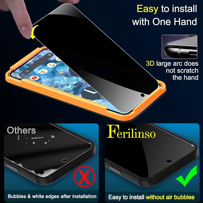 Ferilinso 3 Pack Privacy Screen Protector - Image 5
