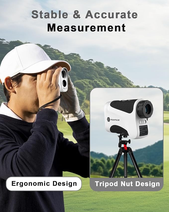 PEAKPULSE Golf Range Finder 650 Yards RangeFinder Golfing High Clarity Display - Image 7